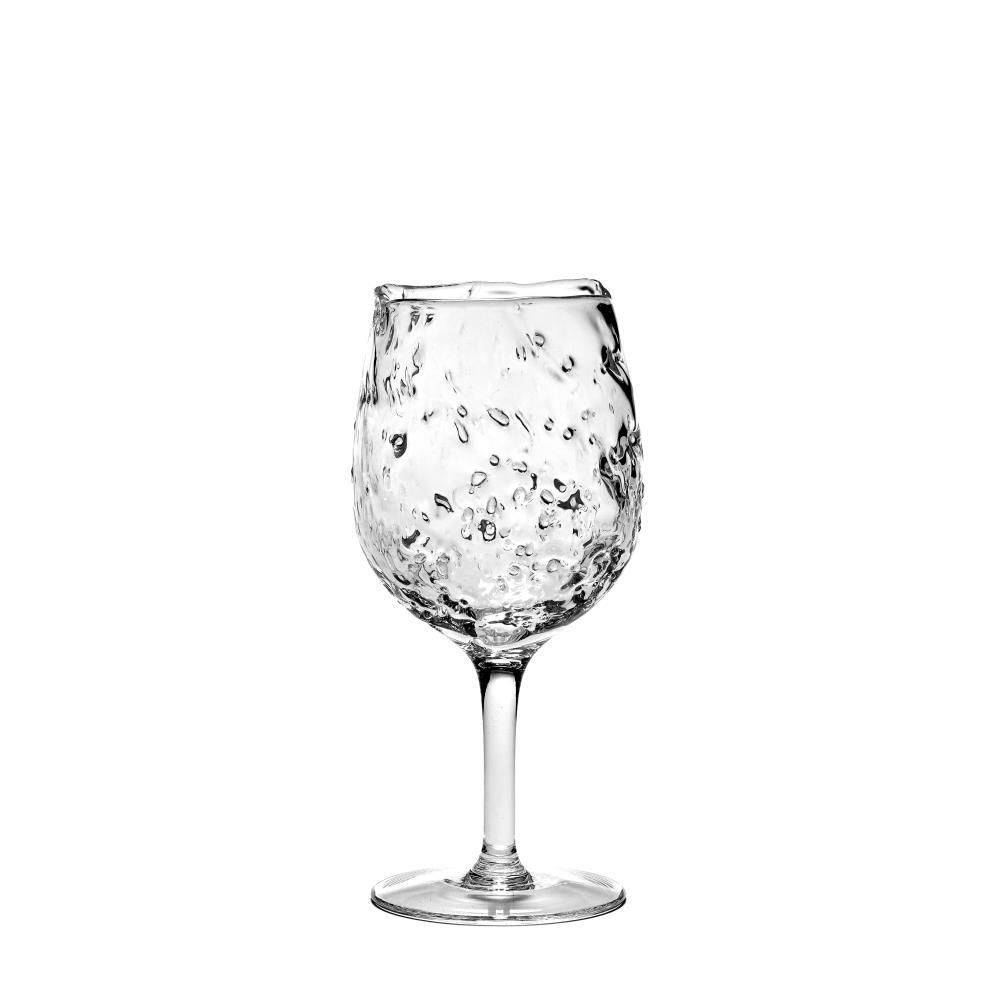 Бокал Wine Low SEMPRE стекло/clear with snow 95х95х200h