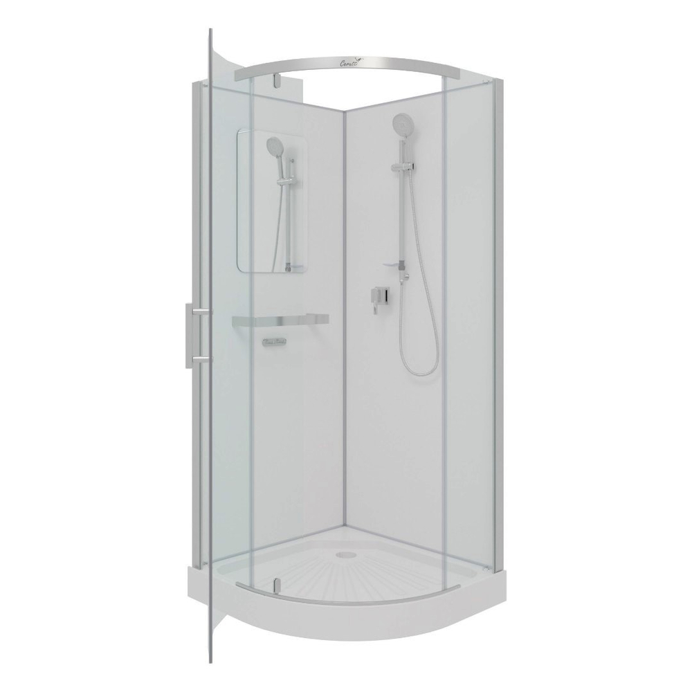 Душевая кабина Ceruttispa (ЧеруттиСпа) KORRA90T, с низким поддоном, 90x90x205