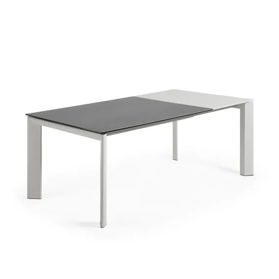 Стол Atta140 (200) x90 серый керамика