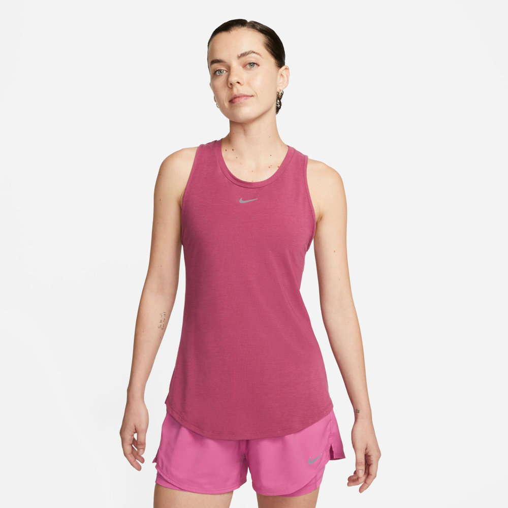 Женская теннисная майка Nike Dri-Fit One Luxe STD Tank Top Women - Berry
