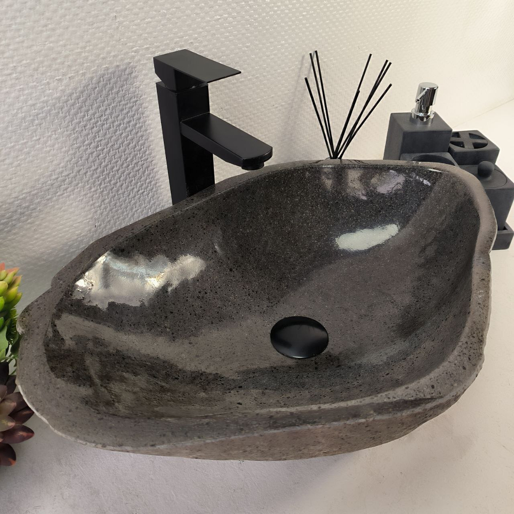 Раковина из речного камня RS-65076 56*37*15 0857
