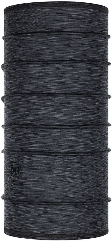 Тонкий шерстяной шарф-труба Buff Wool lightweight Slim Graphite Multi Stripes Фото 1