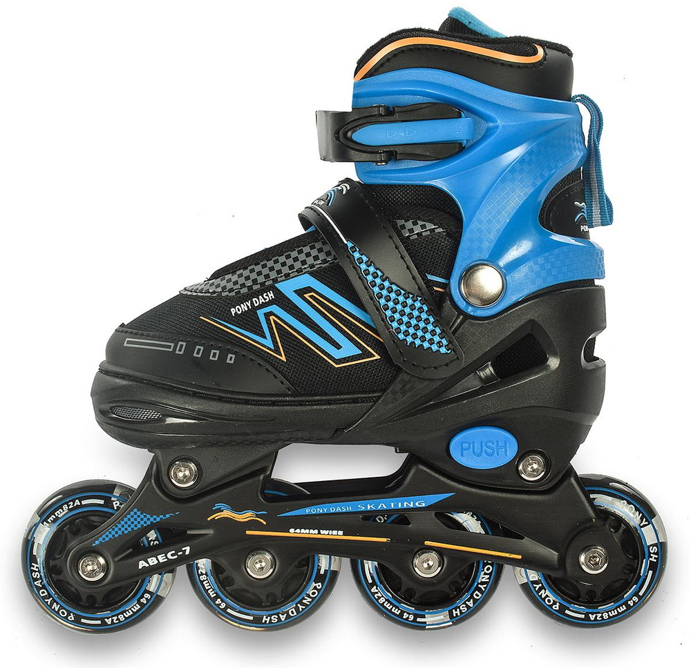 Ролики, PU полная вспышка, сумка (р-р S31-34 M35-38)