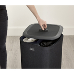 Корзина для белья tota™, 60 л, черная