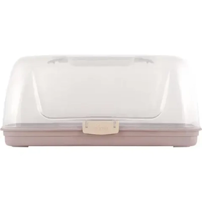 Хлебница Sugar&Spice Barberry с защелками и ручкой 35x20x16см латте