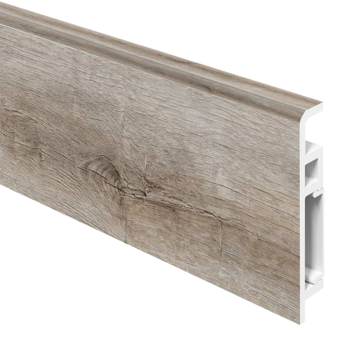 Плинтус из вспененного ПВХ Aberhof Luxe Дуб Эктор 70х13х2000 мм