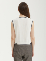 Женский Жилет Button-through Textured Knit