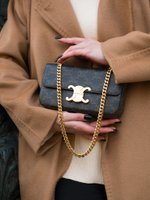 Celine Triomphe Chain Shoulder Bag