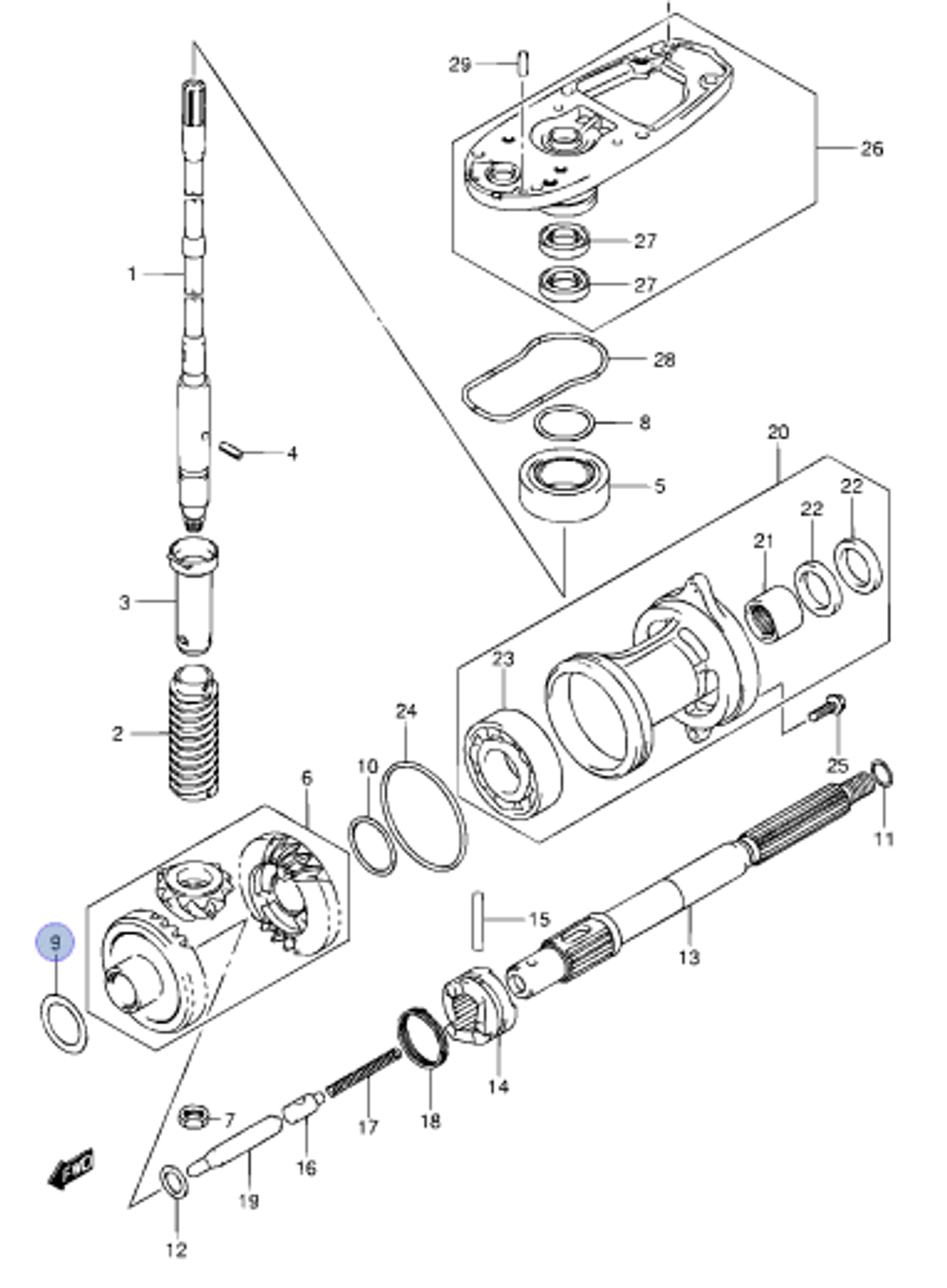 Шайба регулировочная 09181-30186-000