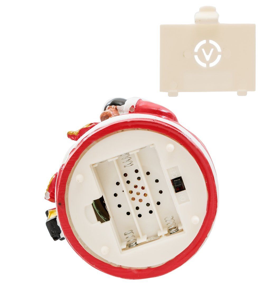 PM-69 Шар со снегом муз. с подсветкой «Счастливого Рождества!»