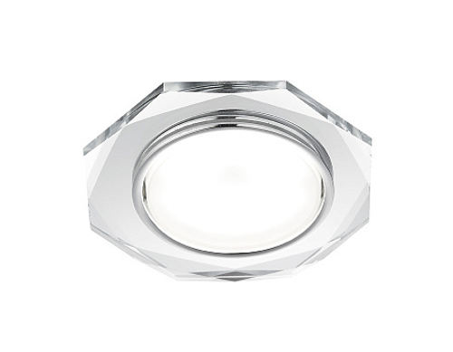 Встраиваемый точечный светильник G8020 CH хром/прозрачный GX53