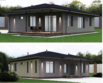 Проект Дома 98,4 кв. м К-160