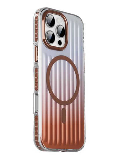 Чехол Gurdini Ocean Case с поддержкой MagSafe для iPhone 16 Pro Max (Бронзовый)