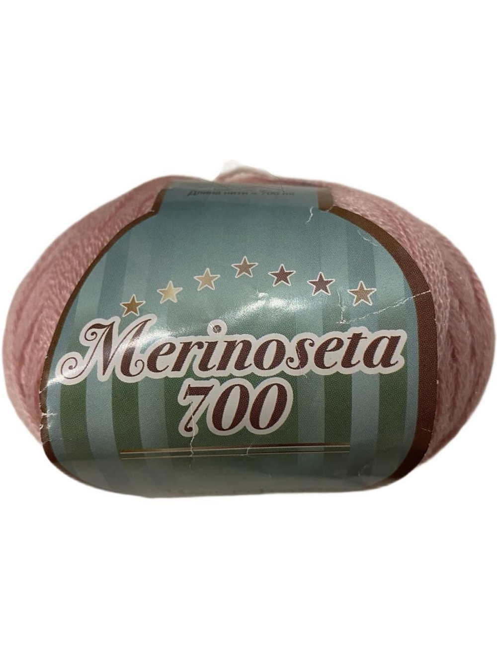 Пряжа Merinoseta (Италия.) 70% меринос 30% шелк 50г-700 м цв ) цв 508 пудровый