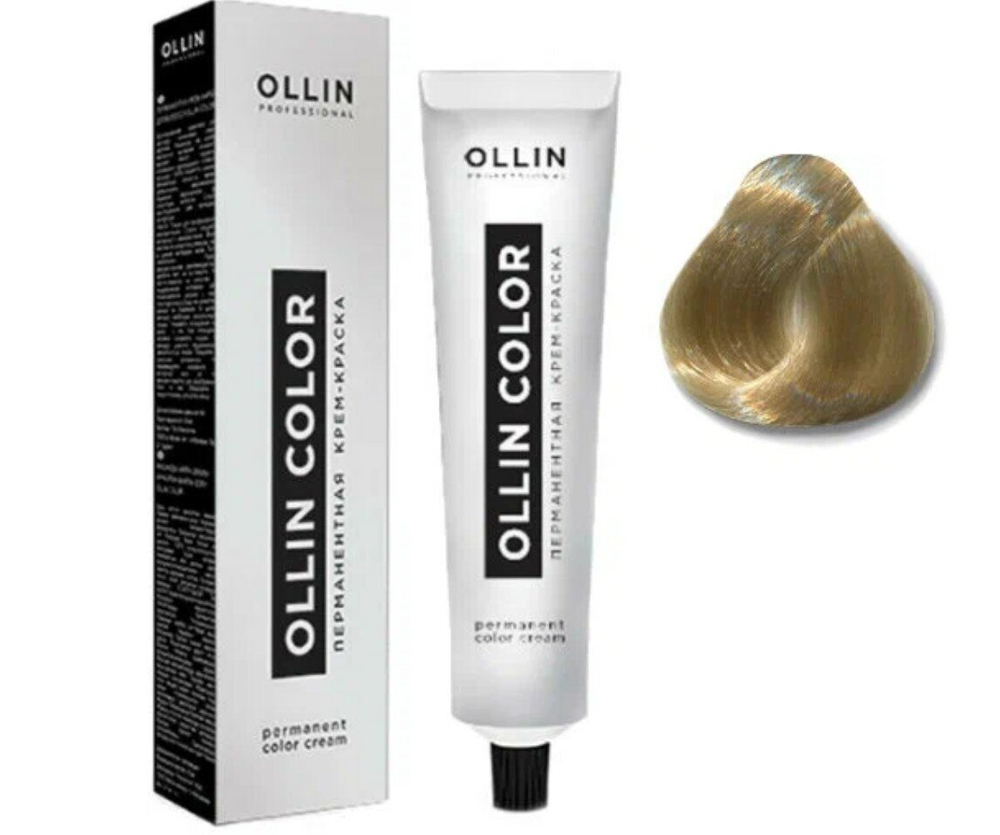 OLLIN COLOR 10/0 светлый блондин 60мл Перманентная крем-краска для волос