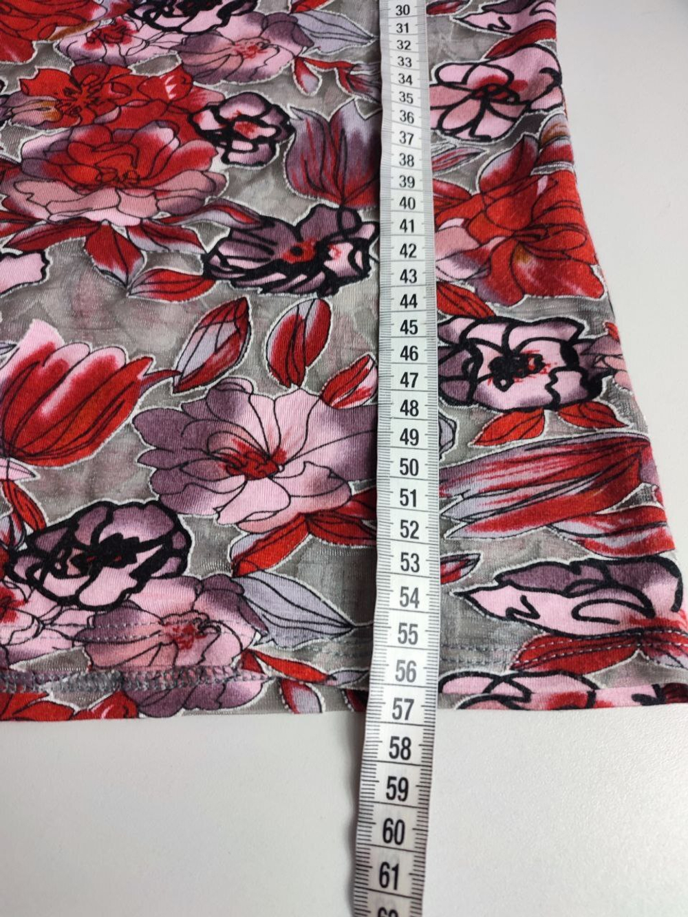 Джемпер с принтом 46 размер