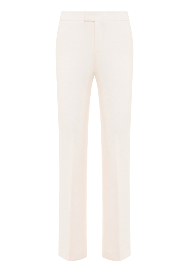 Брюки расклешенные от колена (в оттенке айвори)