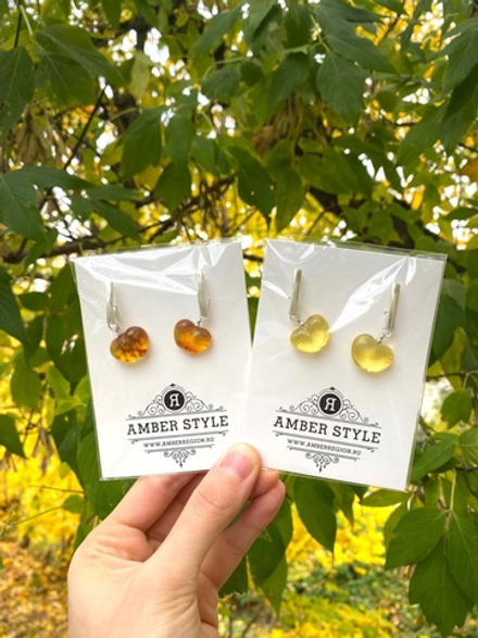 Серьги Сердечки