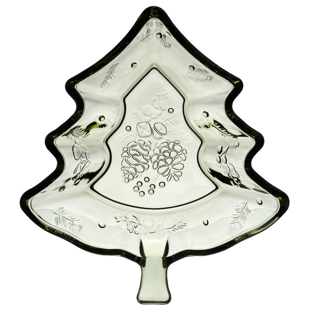 БЛЮДО СЕРВИРОВОЧНОЕ "CELEBRATION" В ФОРМЕ ЕЛКИ, 19*17*4,5 СМ