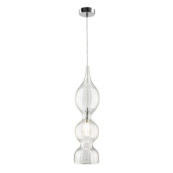 Подвесной светильник Crystal Lux Iris SP1 B Transparent