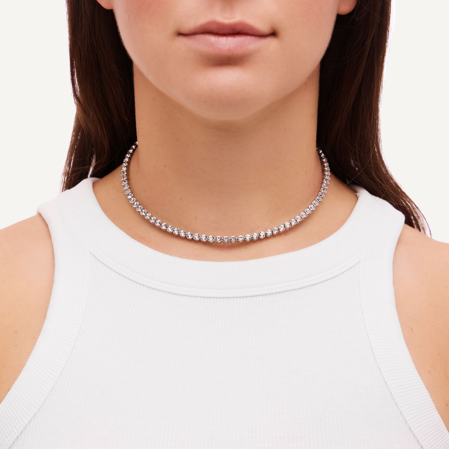Колье Ballier Chocker Silver Necklace