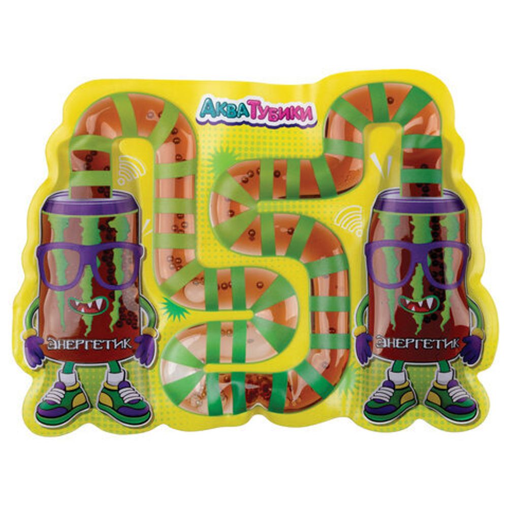 Антистресс-переливайка "АКВАТУБИКИ ФИГУРНЫЕ", АССОРТИ, 12 видов, 1TOY