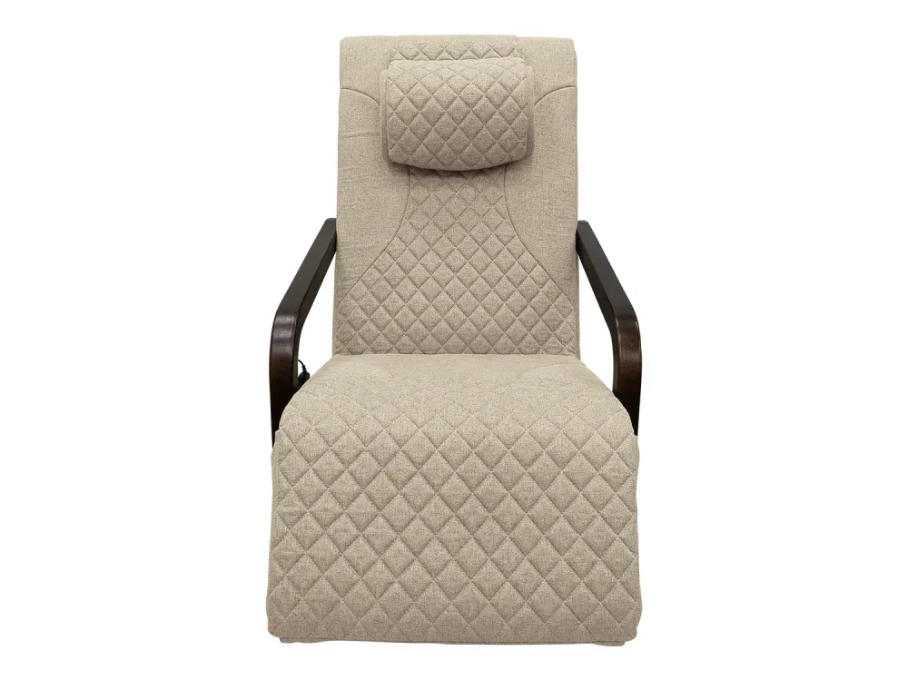 Кресло-реклайнер электрический с массажем FUJIMO SOHO NEXT F2007 TCX Шоколад, Бежевый, Серый