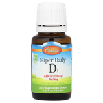 Carlson, Super Daily® D3, 150 мкг (6000 МЕ), 10,3 мл (0,35 жидк. Унции)