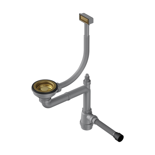 Арматура для одночашевых моек с прямоугольным переливом Omoikiri WK-1-AB022