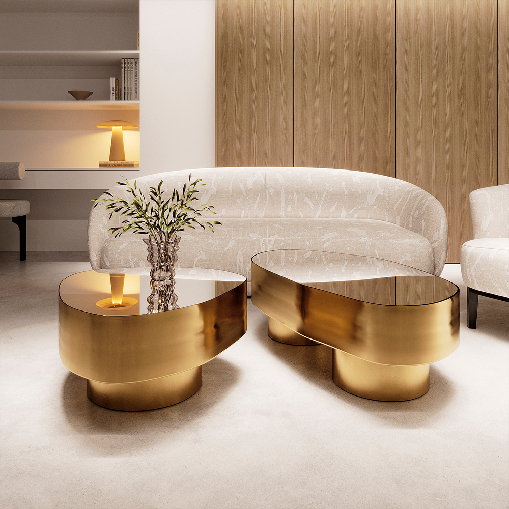 Столы Енисей золотые Композиция