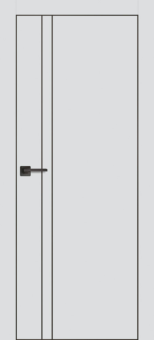 Дверь PX-20 черная кромка с 4-х ст. / Цвет Агат / Двери PROFILO PORTE