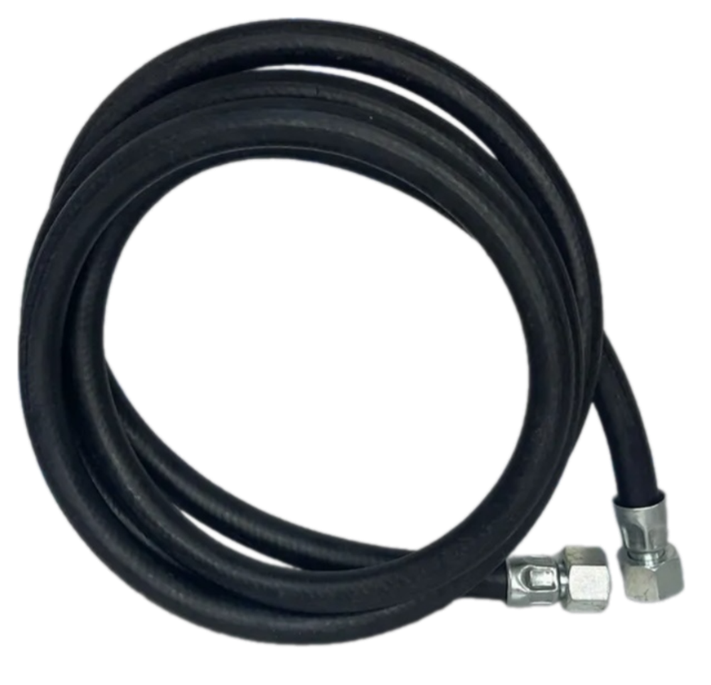Шланг газовый 0,8 м КИТ резина 1/2" гайка-гайка, 9 мм (черный)
