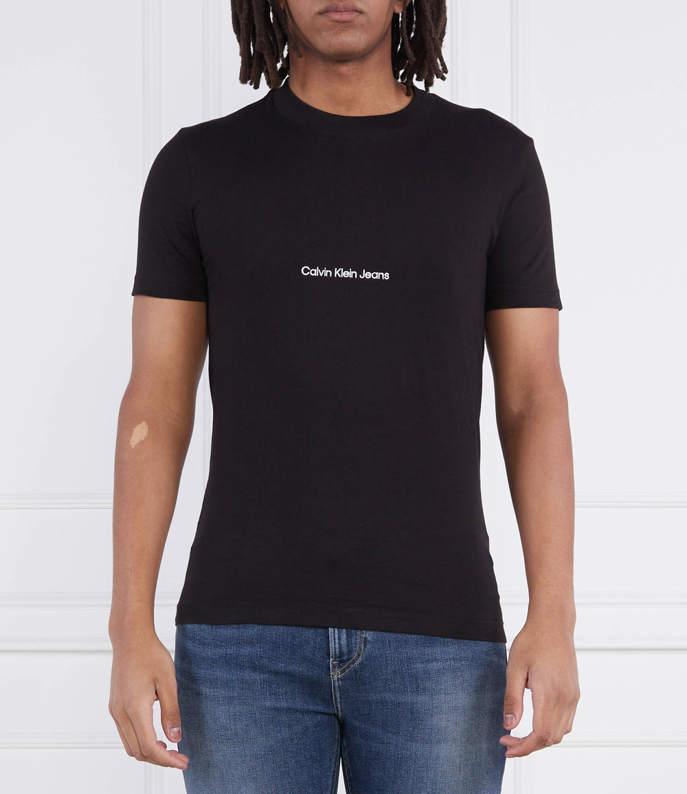 Футболка INSTITUTIONAL CALVIN KLEIN JEANS - черный(J30J322848)