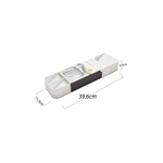 Лоток органайзер для столовых приборов 5 ячеек, сушилка для посуды, цвет серый