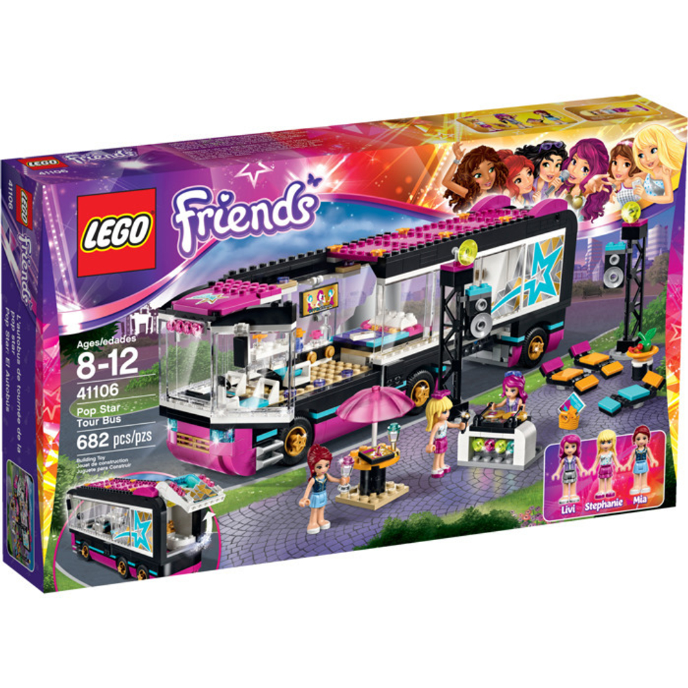 LEGO Friends: Поп звезда: Гастроли 41106 — Pop Star Tour Bus — Лего Друзья Продружки Френдз