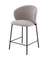 Стул полубарный Блейз букле светло-серый