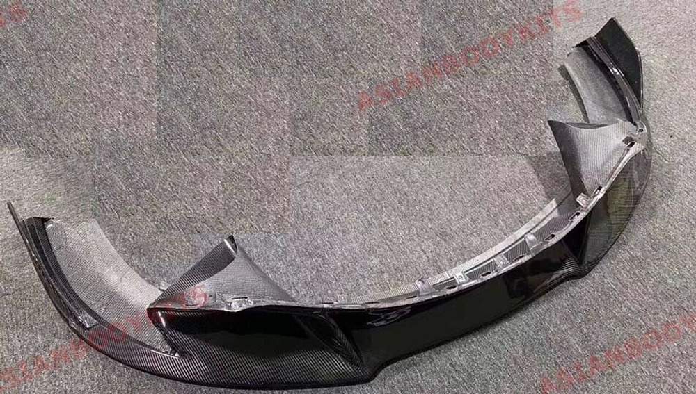 Карбоновая губа переднего бампера для McLaren 720S 2017-2023 МакЛарен тюнинг
