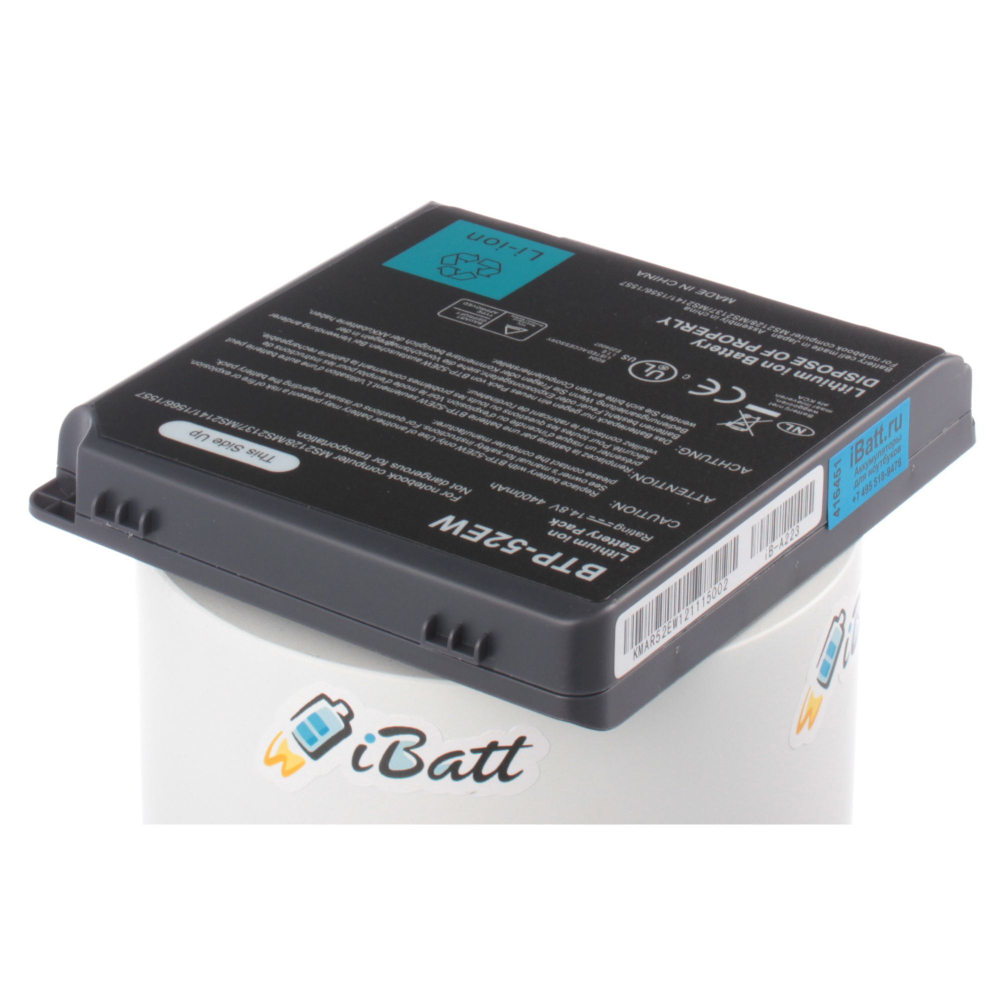 Аккумулятор iBatt 4400mAh, для MS2141 BTP-52EW