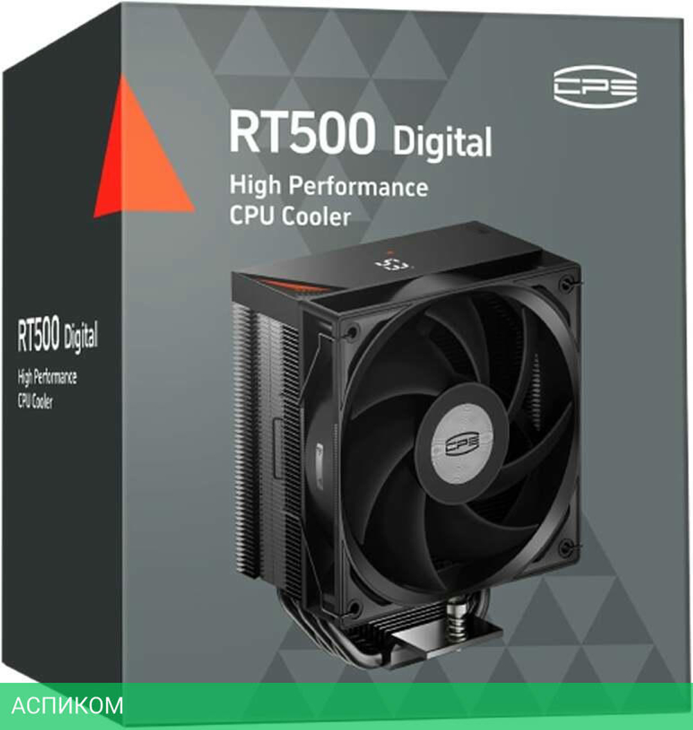 Кулер для процессора PCCooler RT500 Digital BK (RT500-BKNWYL-GL)