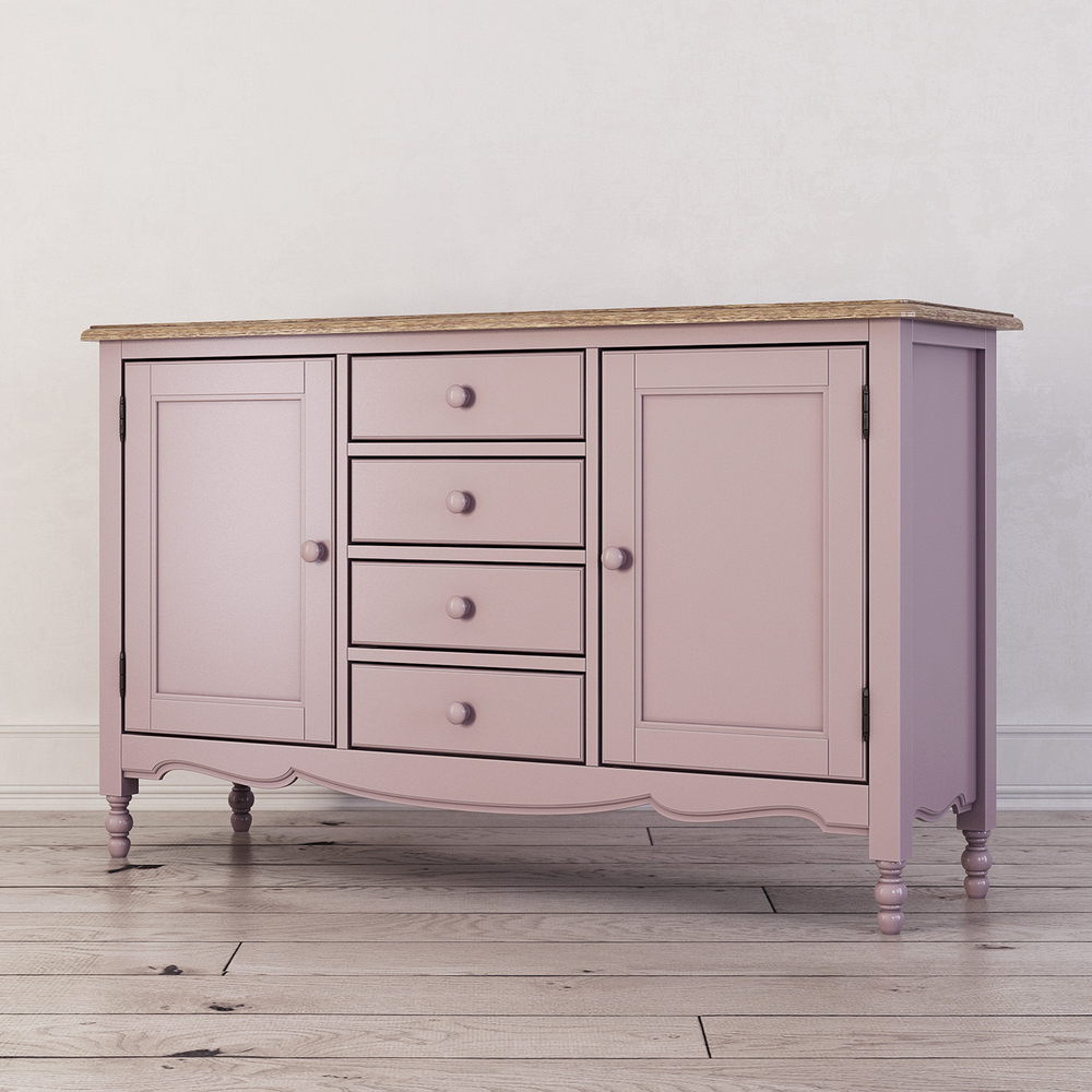 Буфет двухстворчатый с 4-я ящиками Leblanc