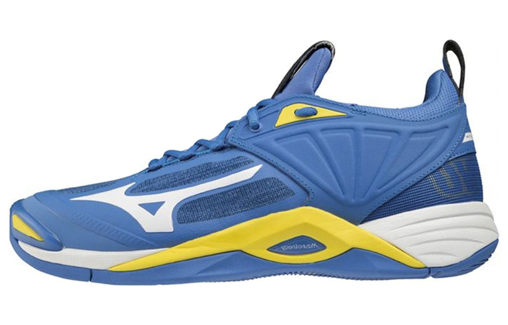 Mizuno Wave Momentum 2 "Blue Yellow White"