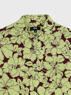 Рубашка Stussy Floral Hawaiian Lime