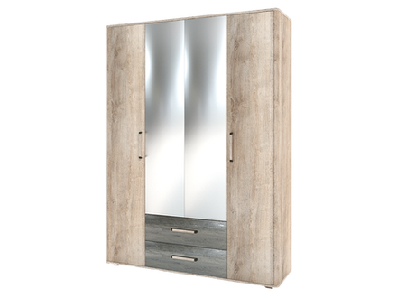 Шкаф 4-х ств. ПШ-5.6-Зеркала ВЕРСАЛЬ-2