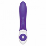 Фиолетовый вибратор The Kissing Rabbit