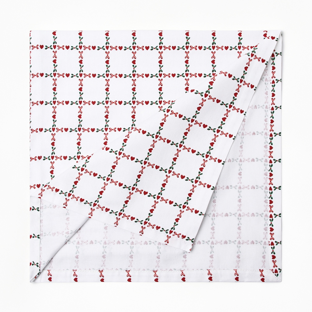 Скатерть в клетку 149х250 см, 100% хл, рогожка 186 г/м2