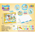Конструктор мозаика с шуруповёртом 237 деталей Creative mosaic 4в1