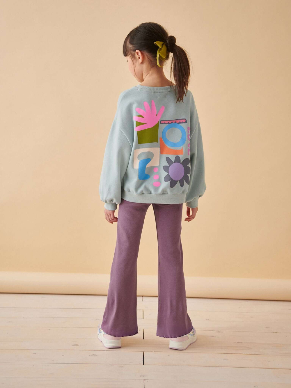 Легинсы-клеш для девочки Next K91-362, Сиреневый