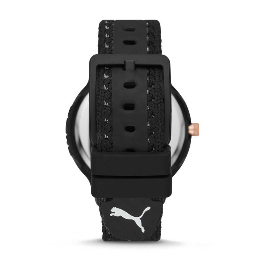 PUMA Reset V1 Series Wrist Watch Quartz Movement Fabric Strap White Dial Unisex