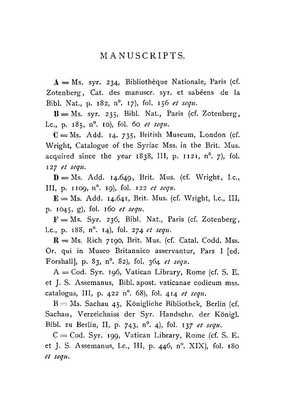 Legends of Eastern saints; chiefly from Syriac sources. Volume 1 | Arent Jan Wensinck