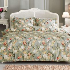 Постельное белье ANGELICA зеленый  deluxe TIVOLYO HOME Турция